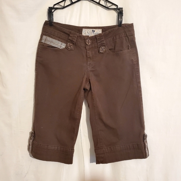 JOLT  KNEE LENGTH BURMUDA DENIM Y2K SHORTS - Picture 1 of 11